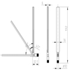  192 mm lange 4 g Gummiantenne SMA-Stecker GL-DY410