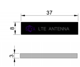Abmessungen der SMD-Patchantenne