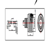 Kupfer- und vernickelte WLAN-Gummiantenne 451