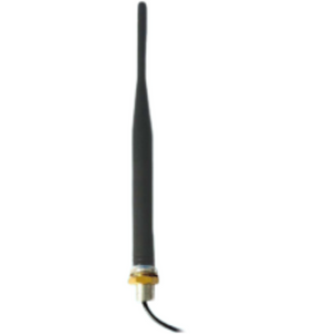 2 m RG174-Kabel, 868 MHz SMA-Stecker, Gummiantenne 