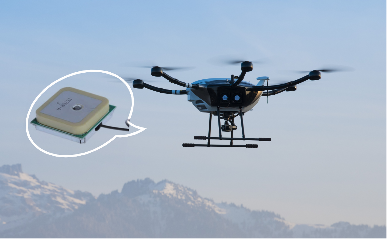 Keramikantennen f&uuml;r Industriedrohnen